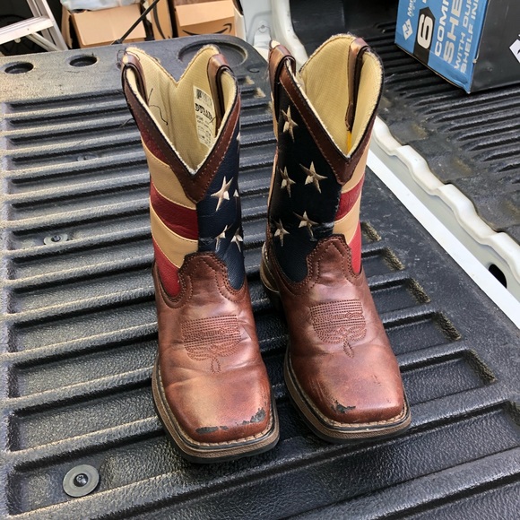 Kids size 2.5 Lil Durango boots - Picture 1 of 4